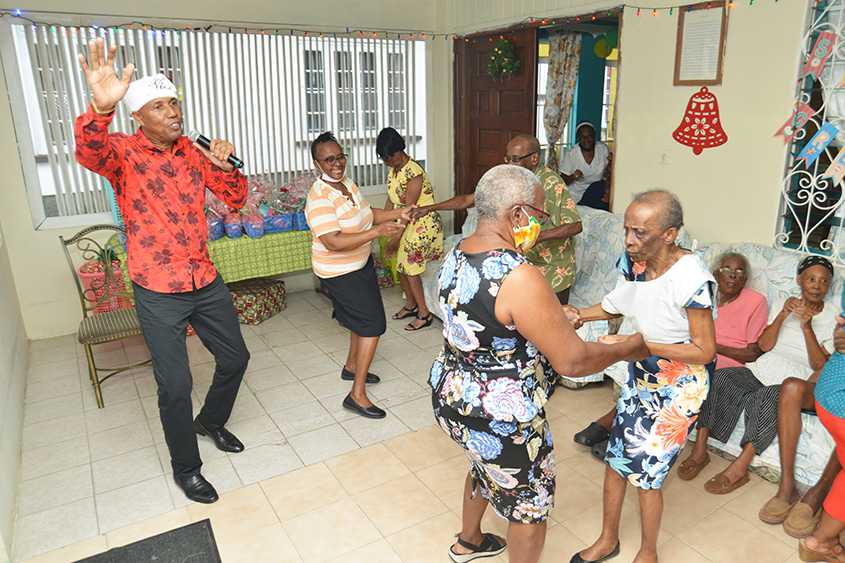 Barbados Light and Power spreads Christmas cheer at senior homes