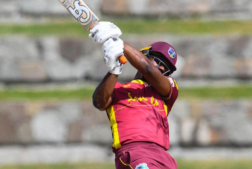 Evin Lewis swings