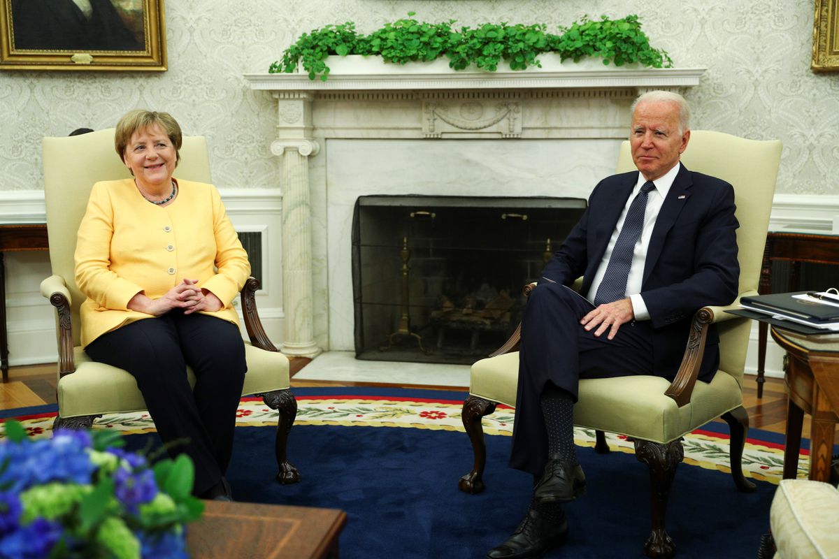 merkel and biden