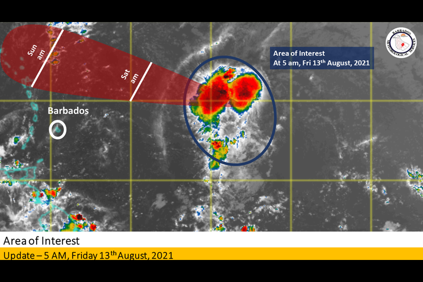 MET OFFICE 6 AM FRIDAY AUGUST 13