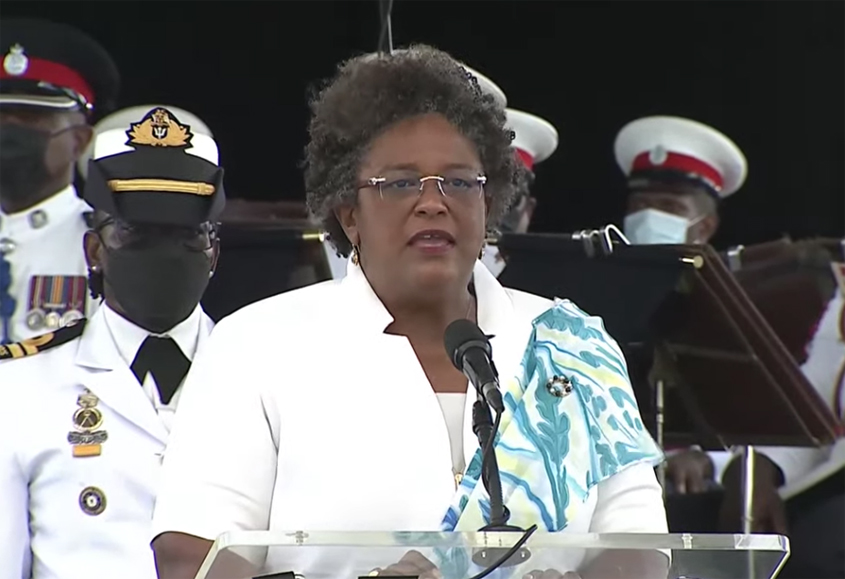 Mia Mottley Golden Square