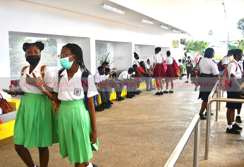 Students in PSV terminal