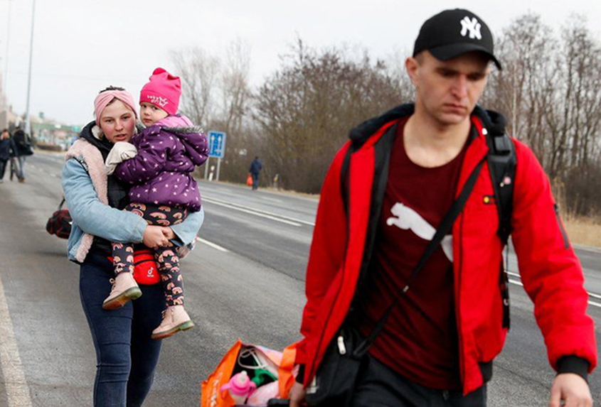 UKRAINE REFUGEES HUNGARY
