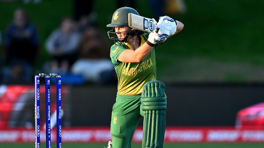 Laura Wolvaardt hit the top score for SA Women