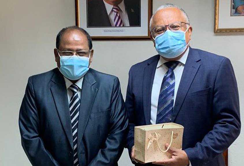 Senator-Dr-Jerome-Walcott-and-India-envoy-Shankar-Balachandran-edited