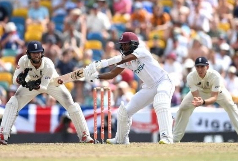 kraigg brathwaite cuts wide ball