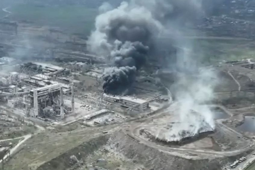 smoke from explosion