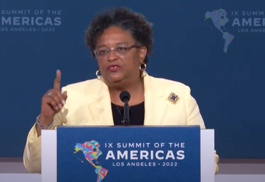 Mia Mottley at Summit