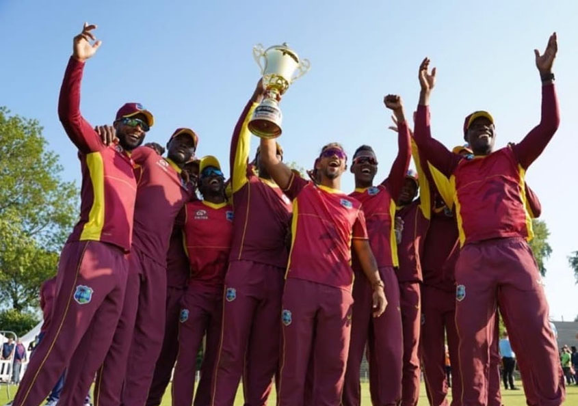 West Indies Men celebrate