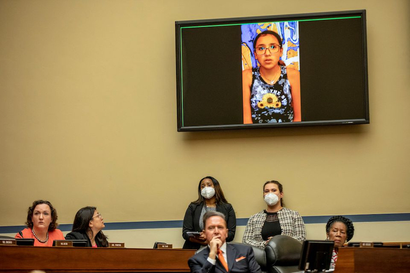 survivor testifies