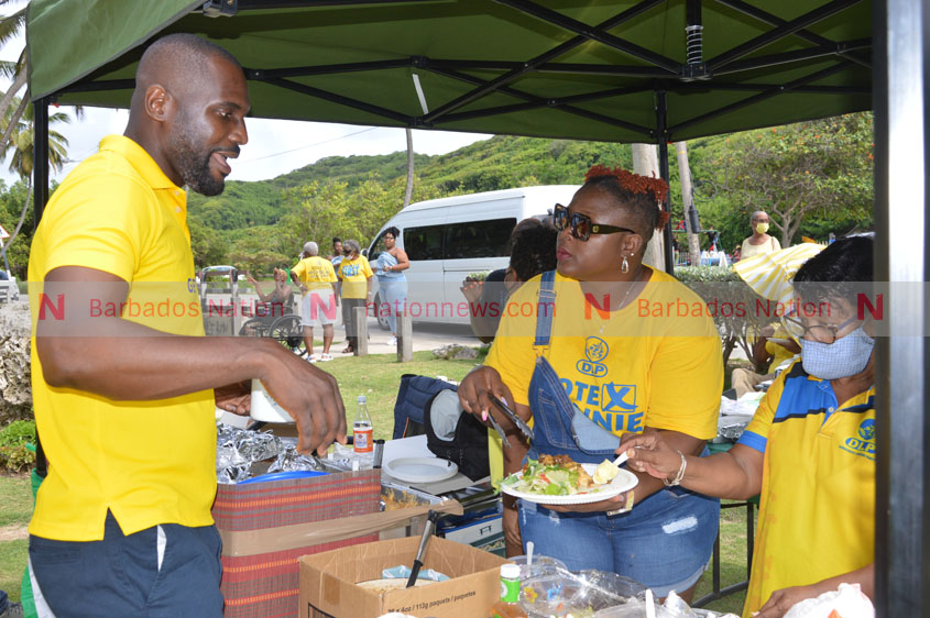 Dr Ronnie Yearwood DLP picnic