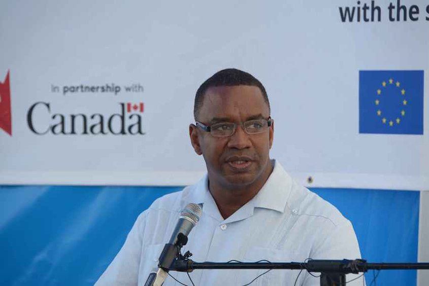 Minister-Wilfred-Abrahams-groundbreaking-ceremony