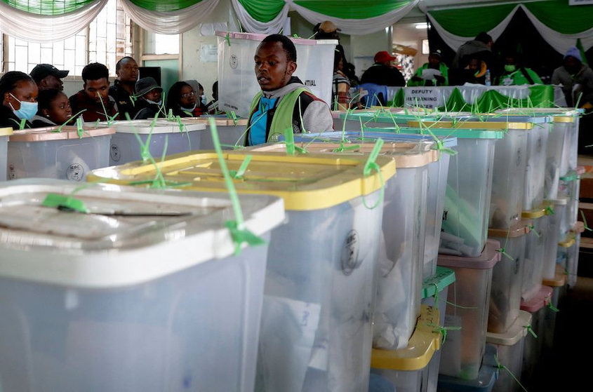 kenya ballot boxes