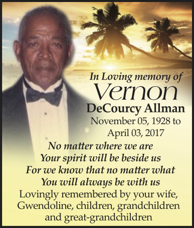 VERNON DECOURCY ALLMAN - nationnews.com