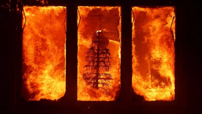 Hollywood fire