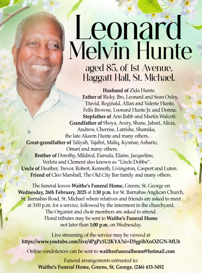 LEONARD HUNTE WEB