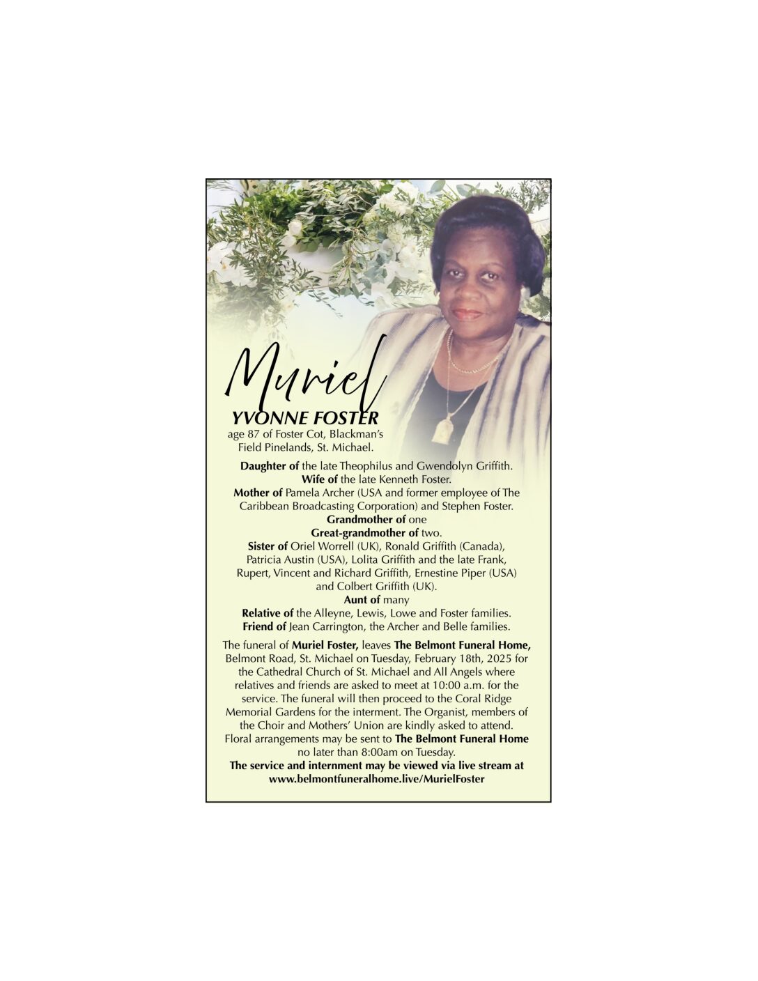 MURIEL FOSTER