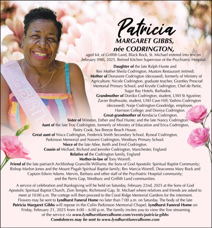PATRICIA GIBBS