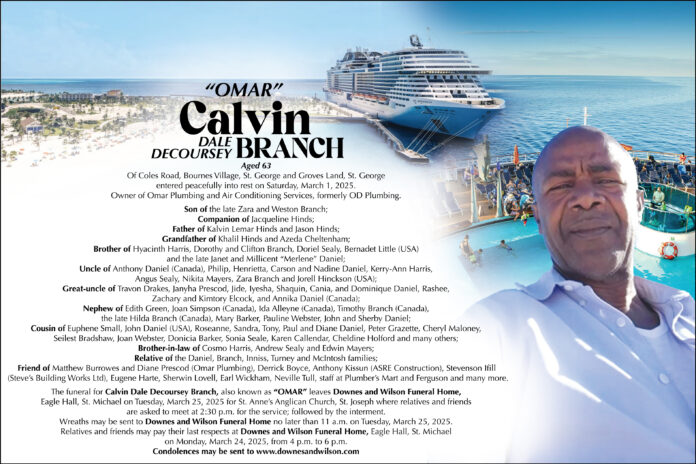 CALVIN BRANCH