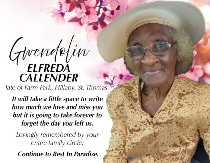 GWENDOLIN CALLENDER