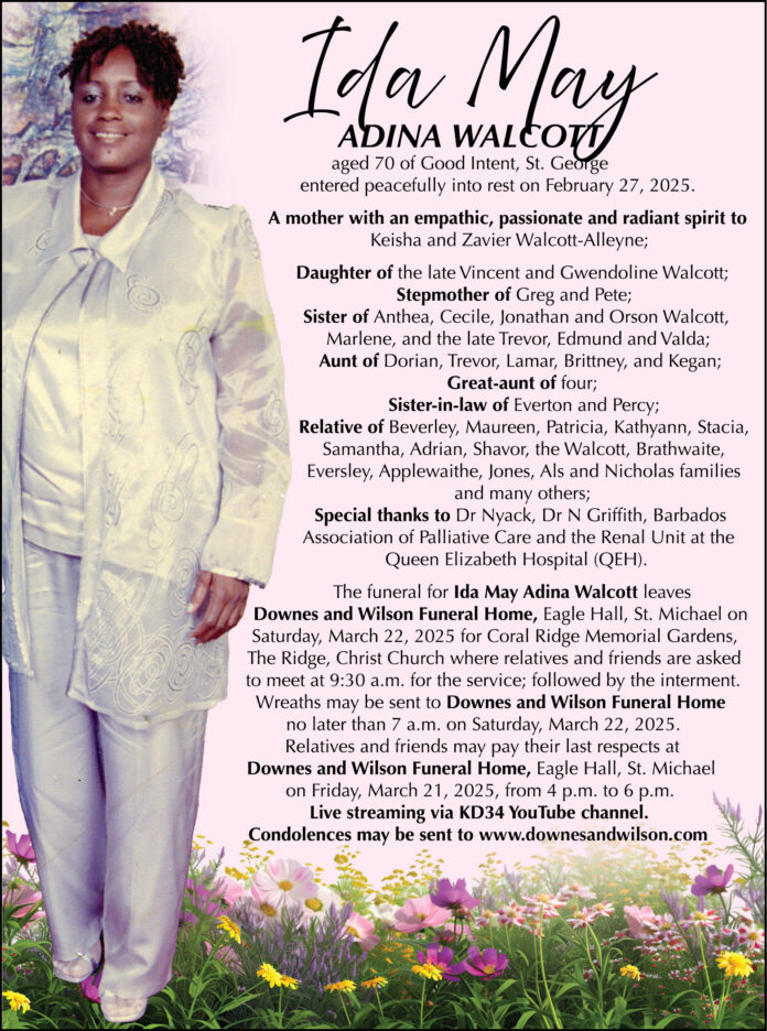 IDA MAY WALCOTT