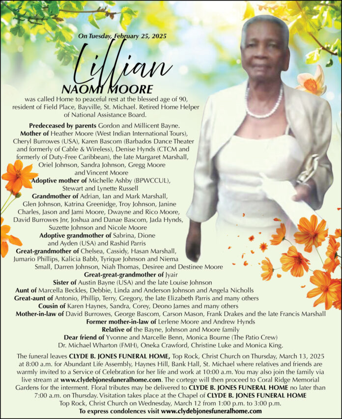 LILLIAN MOORE