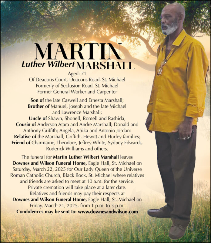 MARTIN MARSHALL