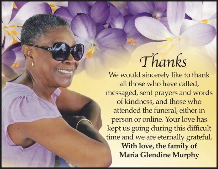 Maria Murphy thank you