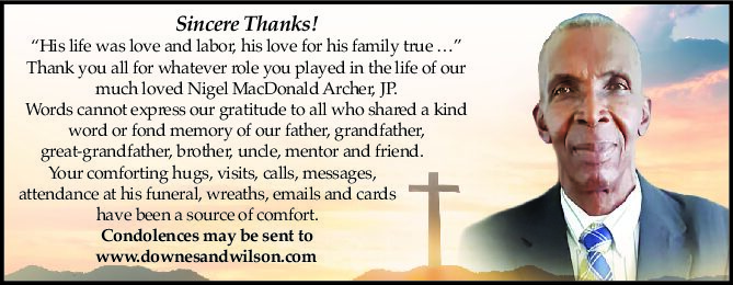 Nigel Archer Thank you