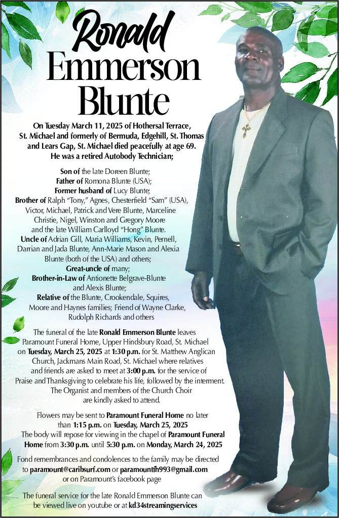 RONALD BLUNTE