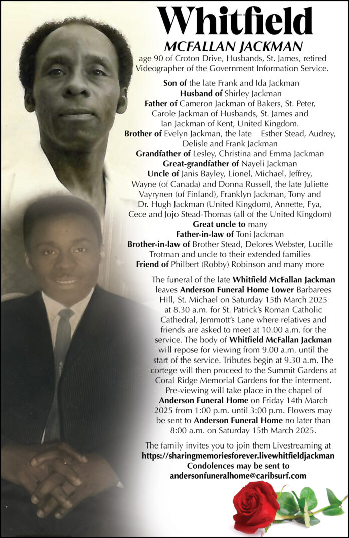 WHITFIELD JACKMAN
