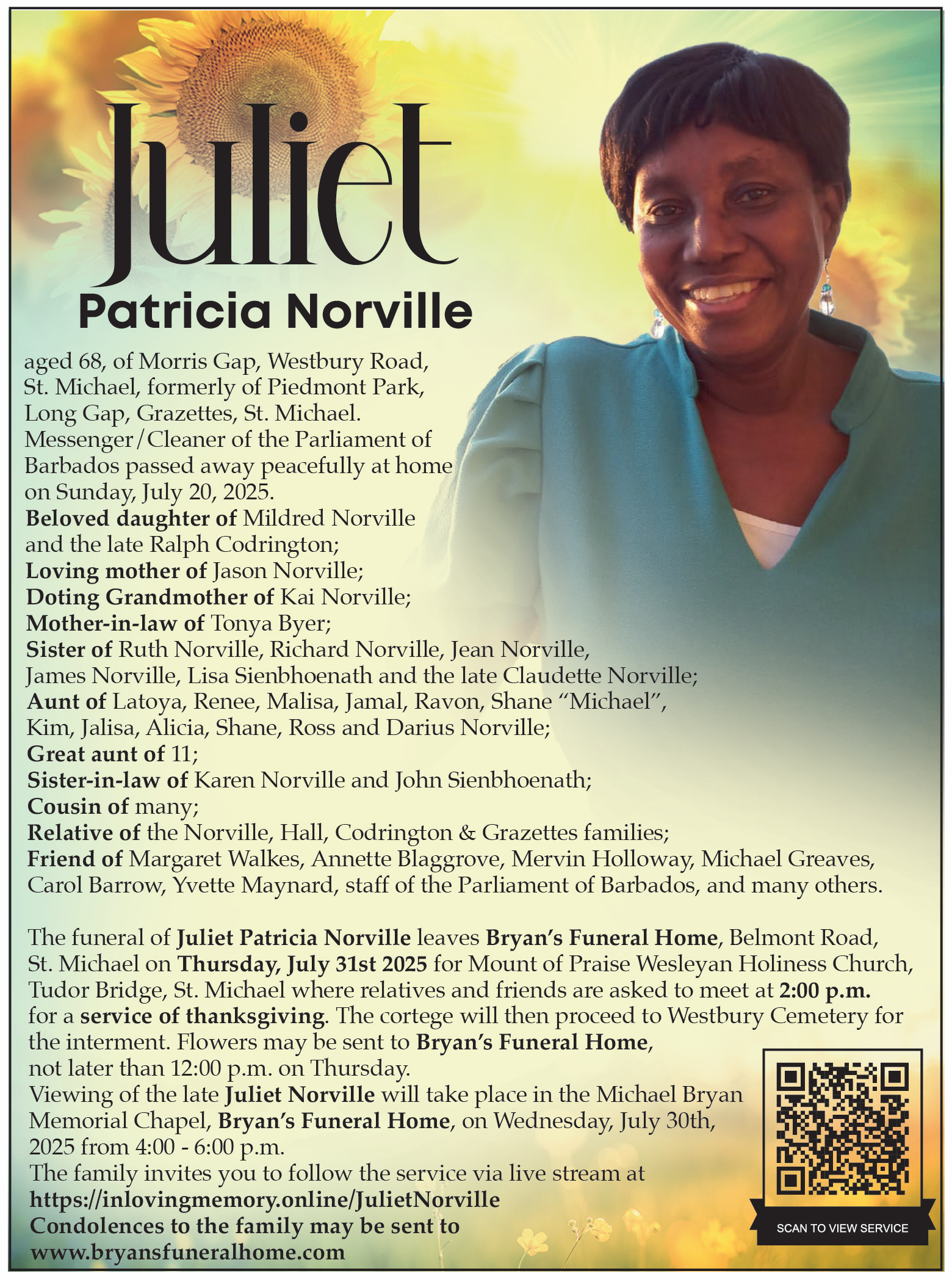 JULIET NORVILLE