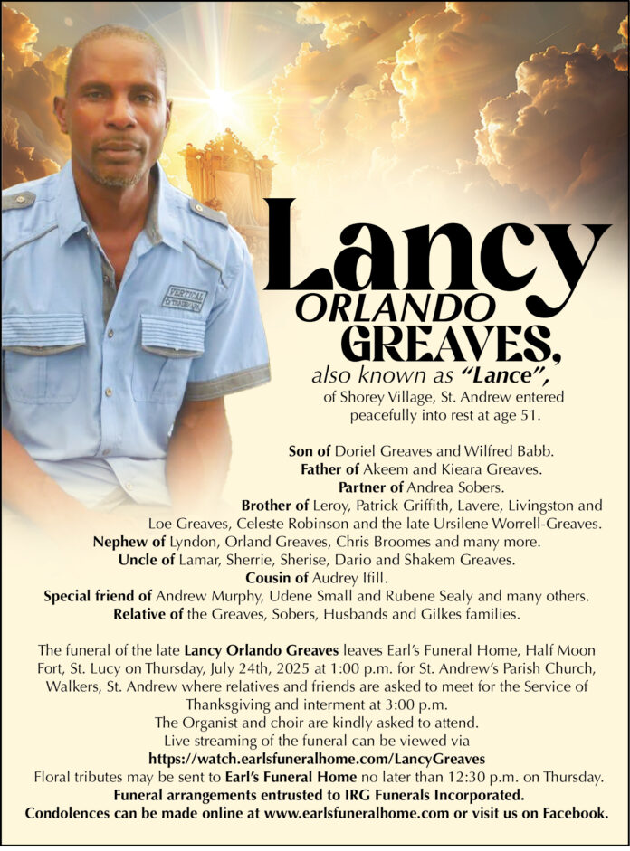 LANCY GREAVES