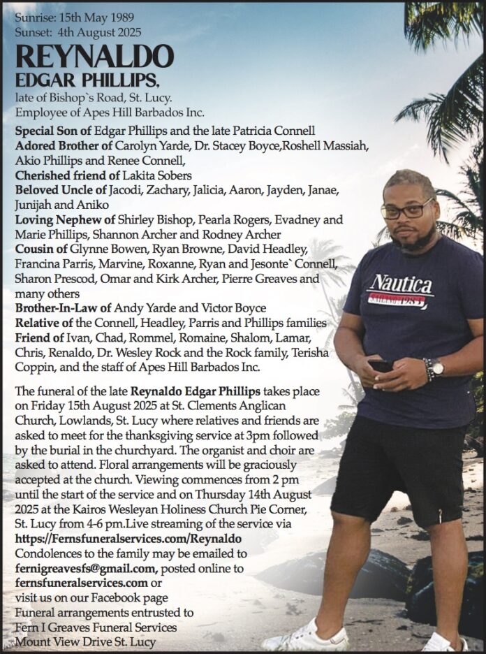 REYNALDO PHILLIPS fin