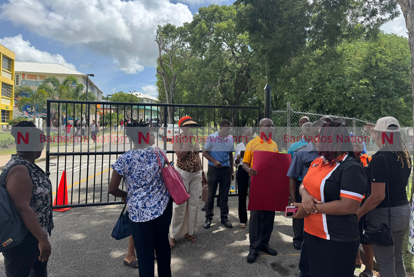 Some BCC staff stage protest