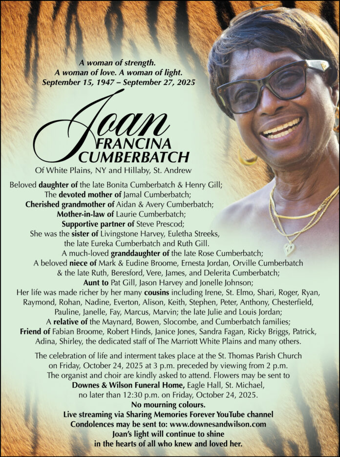 JOAN CUMBERBATCH