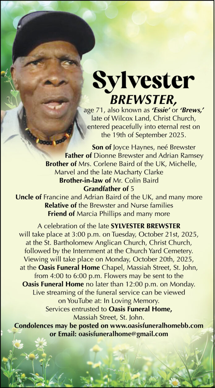 SYLVESTER BREWSTER