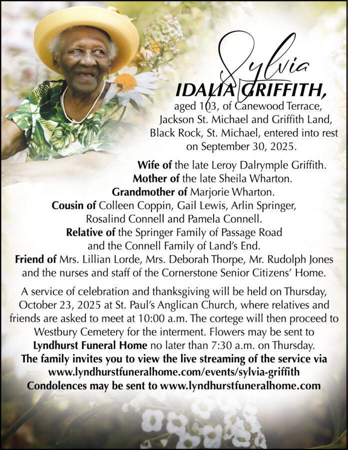 SYLVIA GRIFFITH