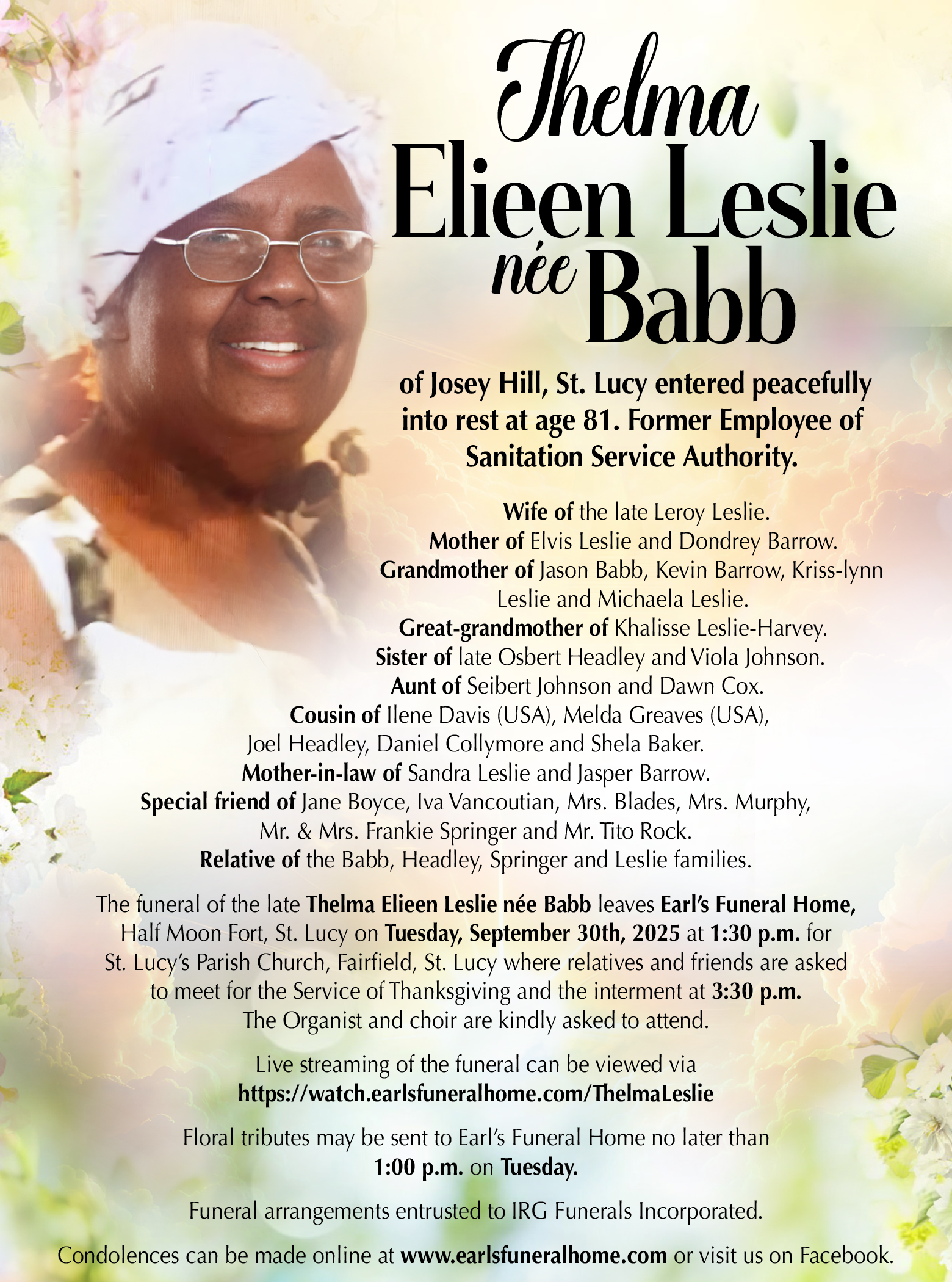 THELMA LESLIE