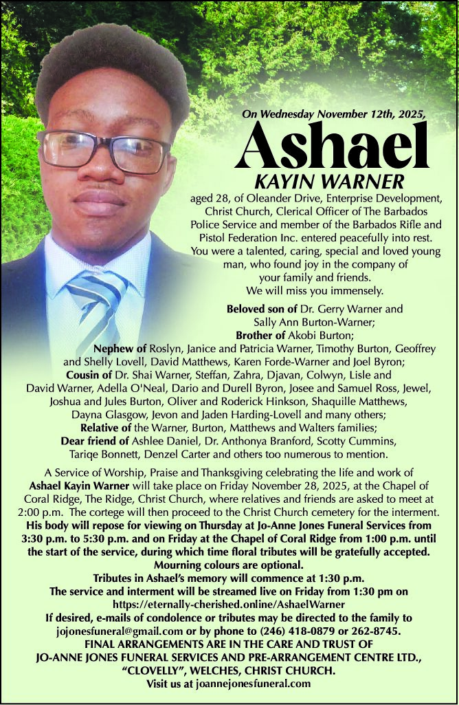 ASHAEL WARNER