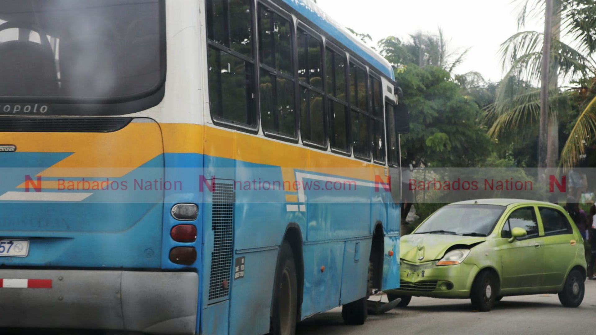 Transport Board bus involved in collision at Bibby’s Lane
