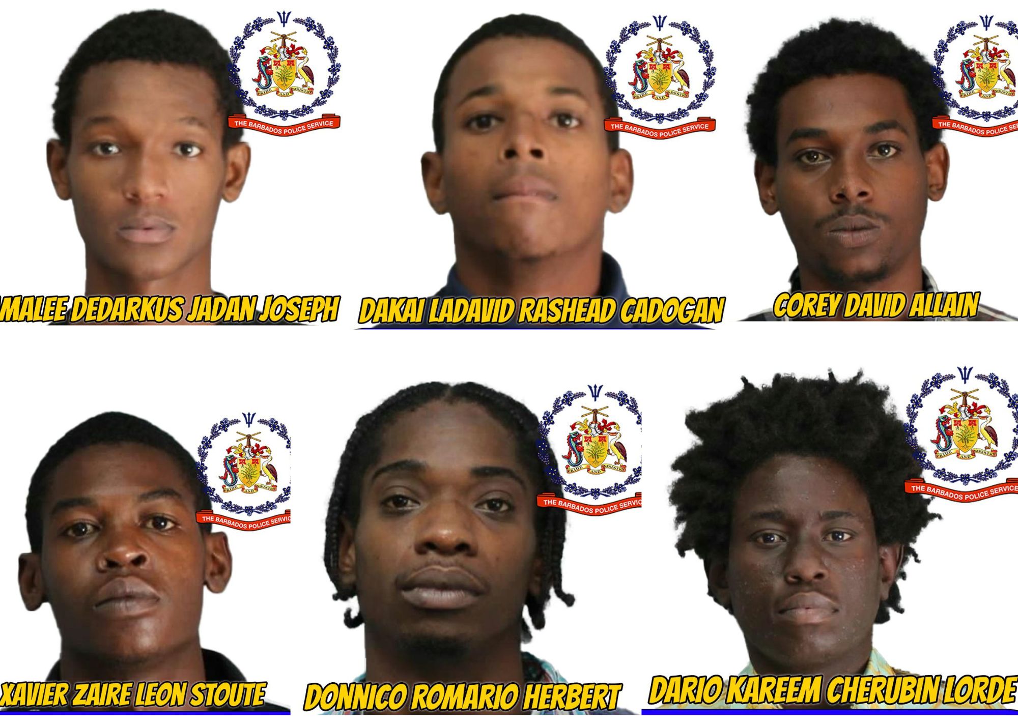 Six charged in violent disorder, serious bodily harm case