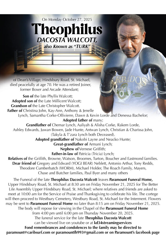 THEOPHILUS WALCOTT