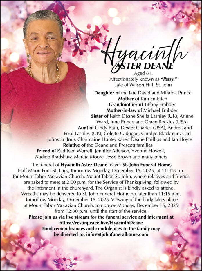 HYACINTH DEANE