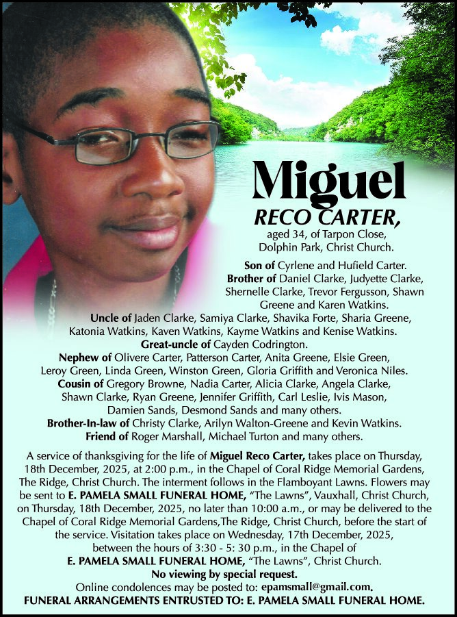 MIGUEL CARTER