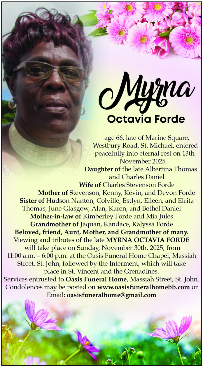 MYRNA OCTAVIA FORDE