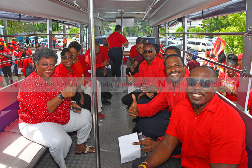 BLP candidates pay election deposits