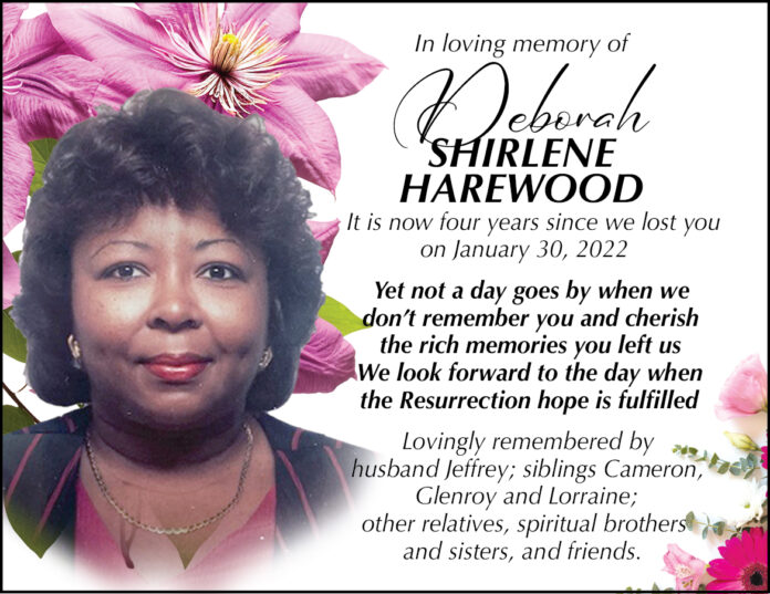 DEBORAH HAREWOOD