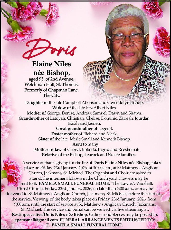 Doris Niles fin