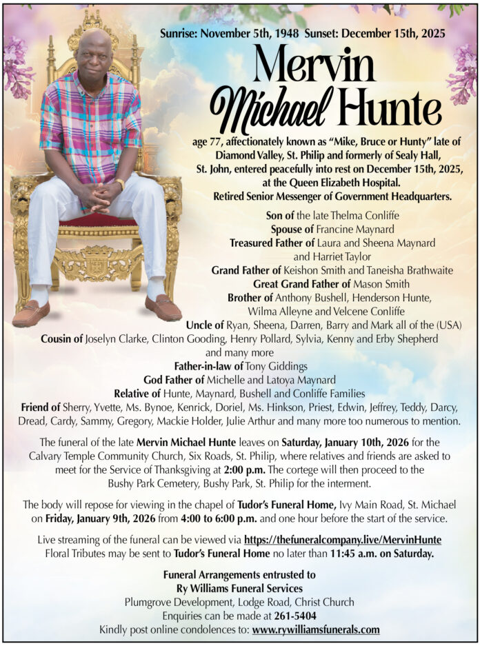 MERVIN HUNTE
